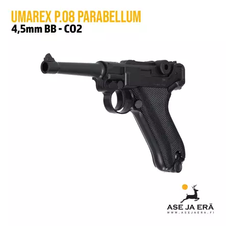 Umarex P.08 Parabellum CO2 ilmapistooli - BB kuula ilmapistoolit - 4000844507556 - 2