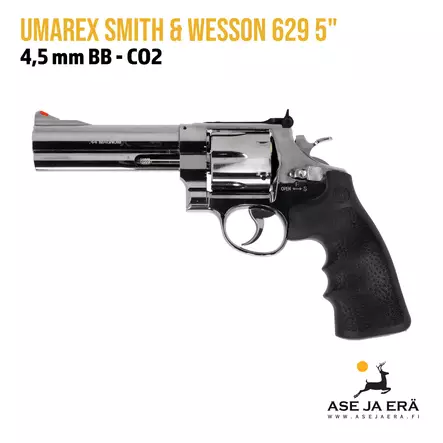 Umarex Smith & Wesson 629 5" CO2 4,5mm BB ilmapistooli - Yleiskuva - BB kuula ilmapistoolit - 4000844740106 - 4