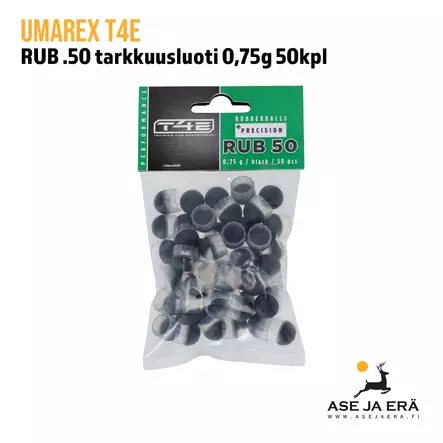 Umarex T4E RUB .50 tarkkuusluoti paketti päältä - T4E kuulat ja kaasut - 4000844643926 - 1