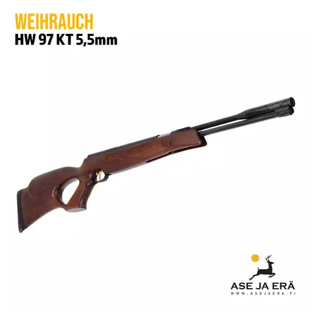 Weihrauch HW 97 KT 5,5mm Ilmakivääri - etuviistosta oikealta - Vipuviritteiset ilmakiväärit - 4042406116646 - 2