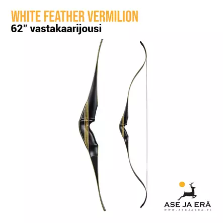 White Feather Vermilion 62" vastakaarijousi - Vastakaarijouset - 8720054607766 - 1