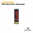 16/70 Sellier & Bellot Red&Black 30g haulikonpatruuna - 16 kaliiperin patruunat - 8590690170456 - 11