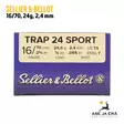 16/70 Sellier & Bellot Sport Trap 2,4mm 24g Haulikonpatruuna - Haulikon ratapatruunat - 8590690033126 - 4