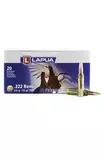 222Rem Lapua 3,6g S538 FMJ 20 kpl - 222 kaliiperi - 6418267101516 - 1