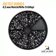 JSB Test rifle 4,5mm rasia sisältö - 4,5 mm ilmakivääriluodit - 8594180450356 - 8