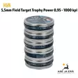 5,5mm H&N Field Target Trophy Power 0,95g 1000 Kpl - Yleiskuva - 5,5 mm luodit - 4047058015026 - 9