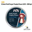 5,5mm H&N Field Target Trophy Power 0,95g 200 Kpl - Yleiskuva - 5,5 mm luodit - 4047058015026 - 4