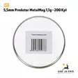 5,5mm JSB Predator MetalMag 1,1g 200 kpl - Rasin pohja EAN näkyvissä - 5,5 mm luodit - 8594180450776 - 6