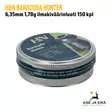 H&N Baracuda Hunter 6,35mm 1,78g ilmakiväärinluoti 150 kpl - rasia sivusta - 6,35 mm luodit - 4047058019536 - 4