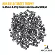 6,35mm H&N Field Target Trophy 1,29g ilmakivääriluoti 200 kpl - 200 luotia - 6,35 mm luodit - 4047058001586 - 3