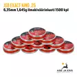6,35mm JSB Exact King .25 1,645g Ilmakivääriluoti 1500 kpl - kymmenen rasiaa esillä - 6,35 mm luodit - 8594180450646 - 13