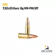 7,92X33 Kurz PPU 8,0 g FMJ Kivääripatruuna - Muut kaliiperit - 8605003812906 - 3