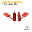 9mm turvalippu+klikkipatruuna 5kpl - Klikkipatruunat - 6438418000796 - 3