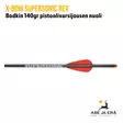 X-Bow Supersonic REV Carbon Bodkin 140gr pistoolivarsijousen nuoli - nuolen peräosa - Varsijousen tarvikkeet - 4064298213456 - 6