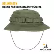 Helikon-Tex Boonie Mk2 lierihattu Olive Green L, edestä - Muut päähineet ja käsineet - 5902688085476 - 5