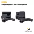Osuma pikajalan pohja Tikka optilock - Yksityiskohta sivusta - Pikajalat - 6430068624926 - 7