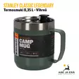 Stanley Classic Legendary Camp Mug 0,35 L, vihreä edestä yläviistosta - Termospullot ja termosmukit - 6939236373166 - 1
