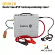 Evelox 2.0 Portable PCP-korkeapainekompressori - kompressori ja lisävarusteet sivusta - Pumput ja kompressorit - 7340094231946 - 3