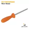 EKA teroituspuikko Oranssi, 18cm - yksityiskohta kahvasta - Teroittimet - 7391537302006 - 4