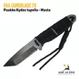 EKA CordBlade T9 Musta puukko Kydex tupella - Puukot - 7391537914216 - 2