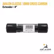 Avalon Classic 18mm Cross Carbon 4" - Myyntipakkaus EAN näkyvissä - Ulontajat - 6426013018094 - 27