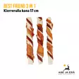 Best Friend 3 in 1 kierrerulla kana&porkkana 17cm 3kpl 160g - Koiran herkut ja puruluut - 5700551172106 - 2