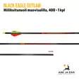 Black Eagle Outlaw hiilikuitunuoli muovisulilla 400 1kpl - yleiskuva nuolen osista - Hiilikuitunuolet - 1154031036 - 1