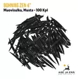 Bohning Zen 4" musta 100 kpl - Yleiskuva sulista kasassa - Muovisulat - 1163201156 - 10