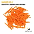 Bohning Zen 4" oranssi 100 kpl - Yleiskuva sulista kasassa - Muovisulat - 1163201156 - 19