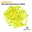 Bohning Zen 4" Neon keltainen 100 kpl - Yleiskuva sulista kasassa - Muovisulat - 1163201156 - 25