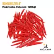 Bohning Zen 4" punainen 100 kpl - Yleiskuva sulista kasassa - Muovisulat - 1163201156 - 13