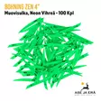 Bohning Zen 4" Neon vihreä 100 kpl - Yleiskuva sulista kasassa - Muovisulat - 1163201156 - 28