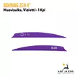 Bohning Zen 4" Violetti 1 kpl - Pari päällekkäin molemmat sivut - Muovisulat - 1163201156 - 32