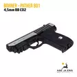Borner Panther 801 4,5mm CO2 ilmapistooli, blowback - BB kuula ilmapistoolit - 4710372211176 - 14