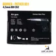Borner Panther 801 4,5mm CO2 ilmapistooli, blowback - BB kuula ilmapistoolit - 4710372211176 - 17