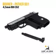 Borner Panther 801 4,5mm CO2 ilmapistooli, blowback - BB kuula ilmapistoolit - 4710372211176 - 15