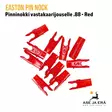 Easton Pin Nock .88 Small Groove Red, Nokkipakkauksen sisältö - Nokit - 723560256006 - 12