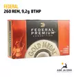 Federal Gold Medal Sierra MatchKing .260 Rem 9,2g Kiväärinpatruuna - Muut kaliiperit - 029465063726 - 6