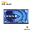Federal Lightning 22LR 2,6g pienoskivääripatruuna 510 - 22 LR patruunat - 029465056186 - 8