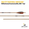 Gold Tip Traditional Hunter 006" hiilikuitunuoli luonnonsulilla, 600 - 1 kpl - yleiskuva nuolen osista - Hiilikuitunuolet - 1086701156 - 1