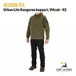 Helikon-Tex Urban Lite huppari, Vihreä - XS - Koko kuva edestä mallin päällä - Hupparit - 5908218784666 - 10