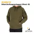 Helikon-Tex Urban Lite huppari, Vihreä - XS - edestä mallin päällä - Hupparit - 5908218784666 - 8