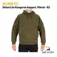 Helikon-Tex Urban Lite huppari, Vihreä - XS - edestä mallin päällä - Hupparit - 5908218784666 - 12