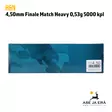 H&N Finale Match Heavy 4,50 mm ilmakiväärin luoti 0,53 g, 5000 kpl - laatikon sivu, EAN näkyvissä - 4,5 mm ilmakivääriluodit - 4047058019246 - 10