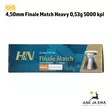 H&N Finale Match Heavy 4,50 mm ilmakiväärin luoti 0,53 g, 5000 kpl - laatikko - 4,5 mm ilmakivääriluodit - 4047058019246 - 7
