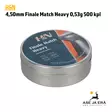 H&N Finale Match Heavy 4,50 mm ilmakiväärin luoti 0,53 g, 500 kpl - rasia sivusta - 4,5 mm ilmakivääriluodit - 4047058019246 - 5