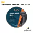 H&N Finale Match Heavy 4,50 mm ilmakiväärin luoti 0,53 g, 500 kpl - yleiskuva - 4,5 mm ilmakivääriluodit - 4047058019246 - 2