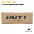 Hoyt Concept X 37 RH 60# kilpajousi Bourbon Handle / Black Satin Limbs - myyntipakkaus edestä - Kilpajousi - 8720054798266 - 30