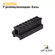 JS-Tactical 1" picatinny korotuspala - Tukit, kiskot, kahvat ja bipodit - JSS16 - 1