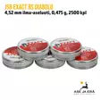 JSB Exact RS Diabolo 4,52 mm ilma-aseluoti, 0,475 g, 2500 kpl, viisi 500 luodin rasiaa edestä - 4,5 mm luodit - 8594180450486 - 7
